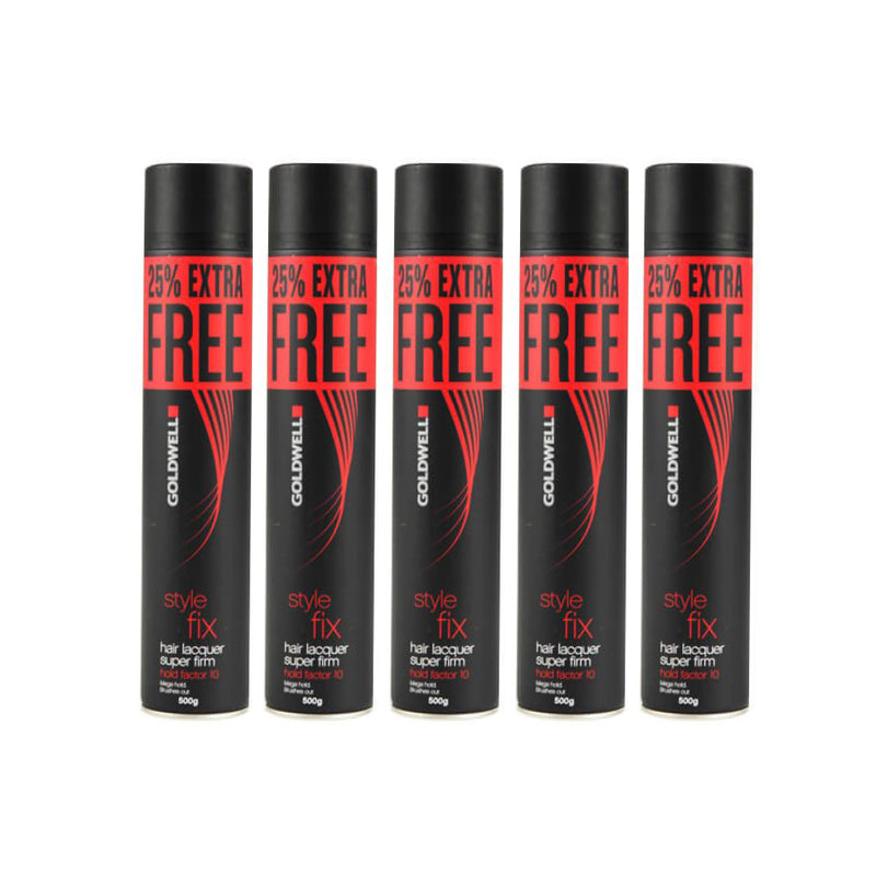 Goldwell Style Fix Hair Lacquer Super Firm 500g 5 Pack