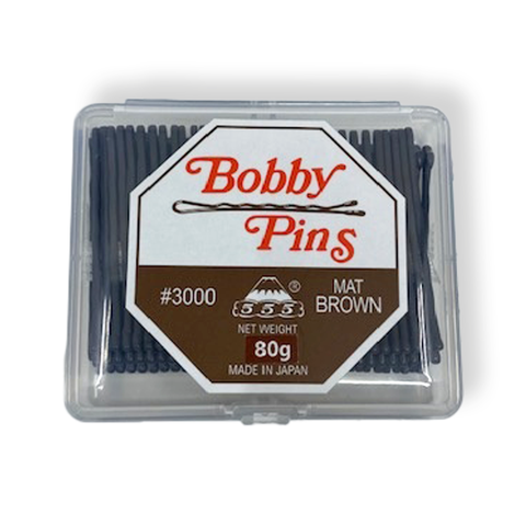 555 Bobby Pins 2" (51mm) 80gms Brown Matt