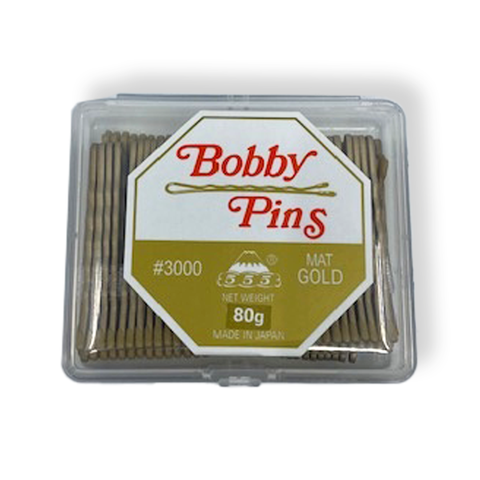 555 Bobby Pins 2" (51mm) 80gms  Gold Matt