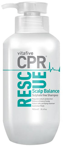 CPR Vitafive Rescue Scalp Balance Sulphate Free Shampoo 900ml (old packaging)