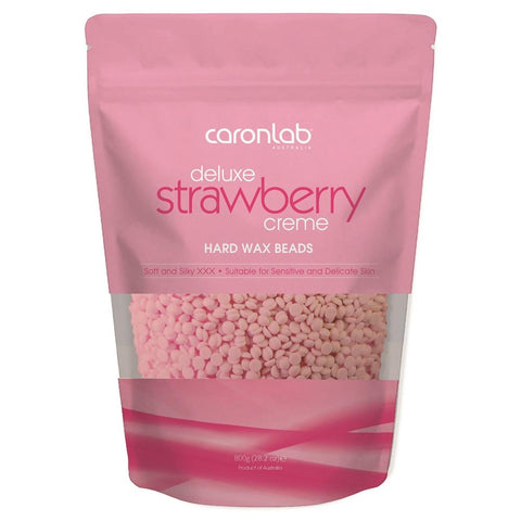 Caronlab Hard Wax Beads Strawberry Creme 800g