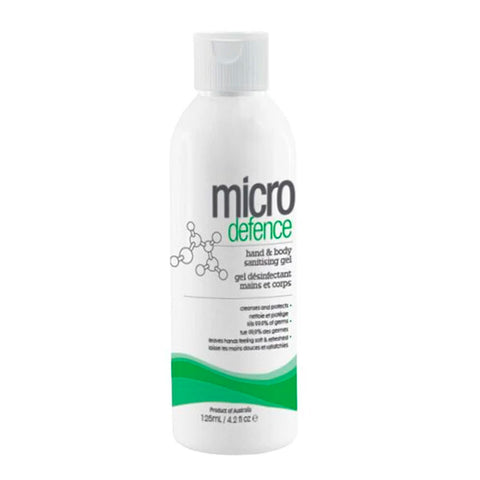 Caronlab Micro Defence Disinfectant Hand & Body Sanitising Gel 125ml - Beautopia Hair & Beauty