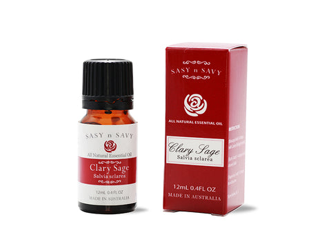 Sasy n Savy Pure Essential Oil Clary Sage 12ml - Beautopia Hair & Beauty