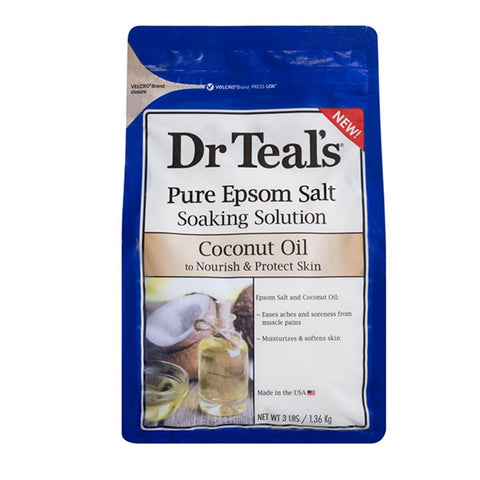 Dr Teal's Epsom Bath Salt Coconut Oil 1.36kg
