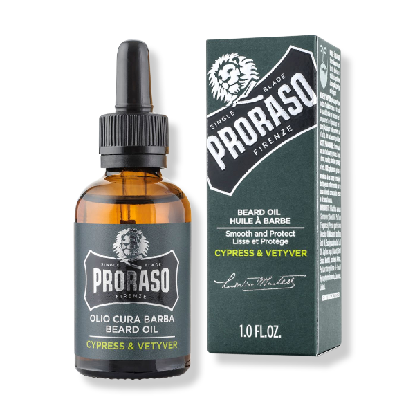 Proraso Beard Oil Cypress & Vetyver 30ml - Beautopia Hair & Beauty