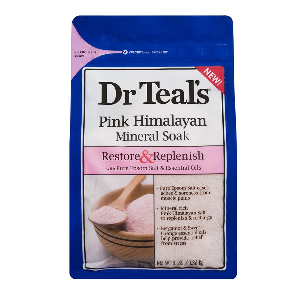 Dr Teal's Epsom Bath Salt Pink Himalayan 1.36kg