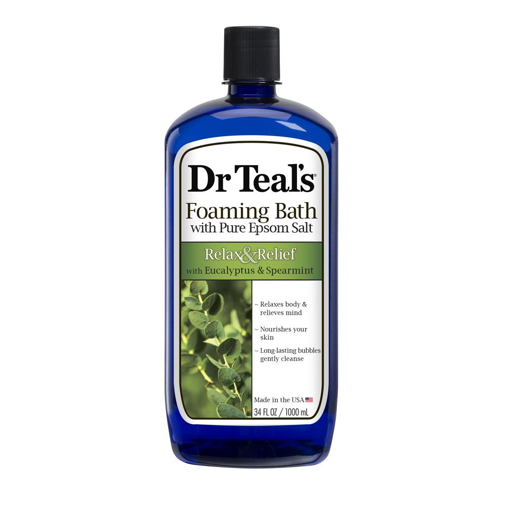 Dr Teal's Foaming Bath - Relax & Relief with Eucalyptus & Spearmint 1L