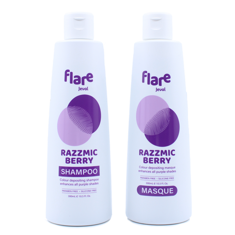 Jeval Flare Razzmic Berry Shampoo & Masque Duo 300ml