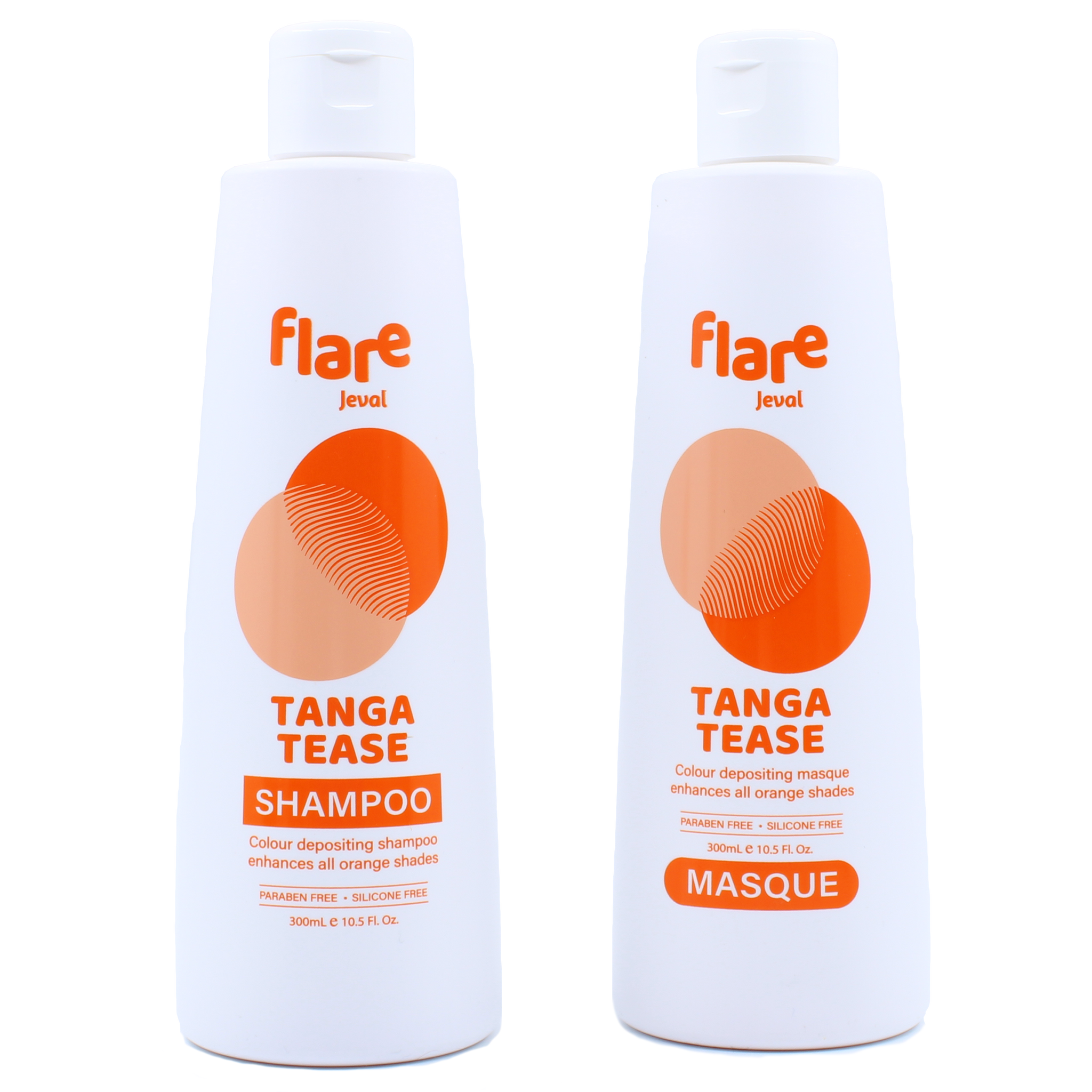 Jeval Flare Tanga Tease Shampoo & Masque Duo 300ml