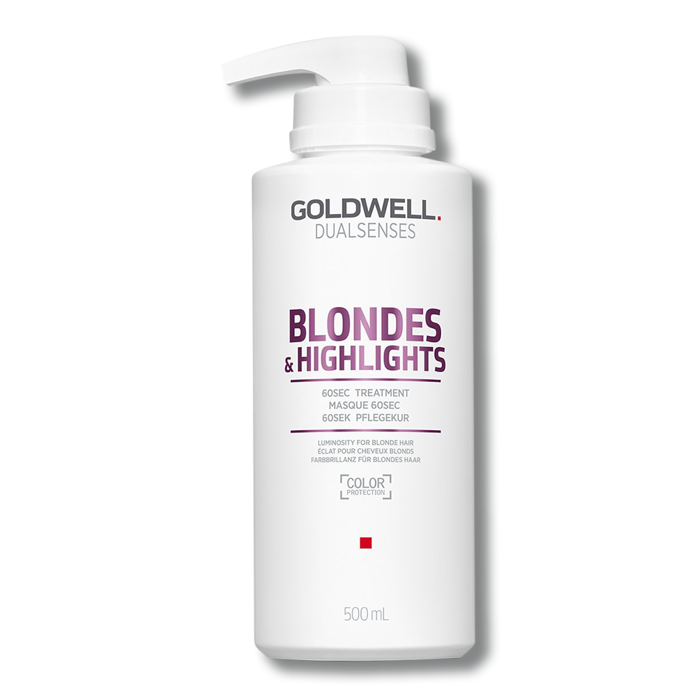 Goldwell Dual Senses Blondes & Highlights 60sec Treatment 500ml - Beautopia Hair & Beauty