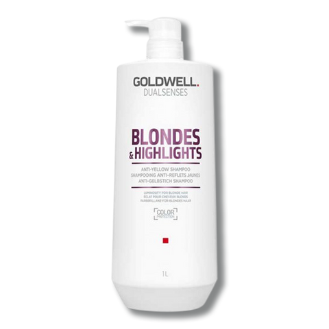 Goldwell Dual Senses Blondes & Highlights Anti Yellow Shampoo 1 Litre - Beautopia Hair & Beauty