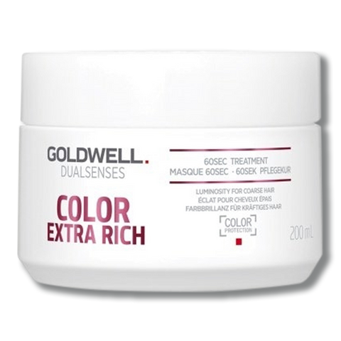 Goldwell Dual Senses Color Extra Rich 60sec Treatment 200ml - Beautopia Hair & Beauty