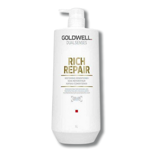 Goldwell Dual Senses Rich Repair Restoring Conditioner 1 Litre - Beautopia Hair & Beauty