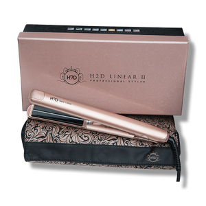 H2D Linear 11 Rose Gold Hair Straightener - Beautopia Hair & Beauty