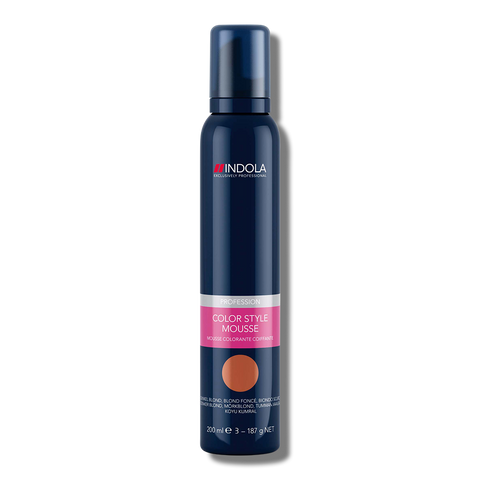 Indola Profession Colour Style Mousse 200ml Dark Blonde - Beautopia Hair & Beauty