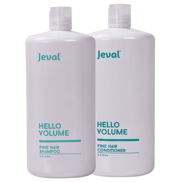 Jeval Hello Volume Fine Hair Shampoo & Conditioner Duo 1 Litre - Beautopia Hair & Beauty