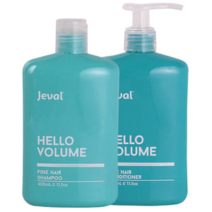 Jeval Hello Volume Fine Hair Shampoo & Conditioner Duo 400ml - Beautopia Hair & Beauty