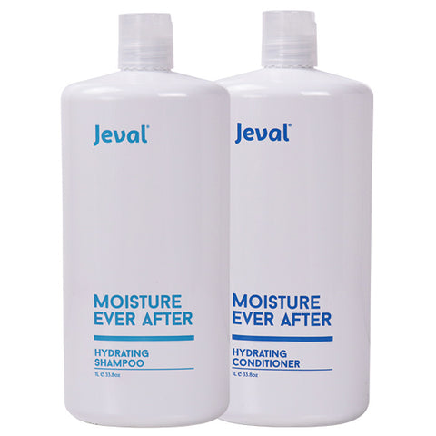 Jeval Moisture Ever After Hydrating Shampoo & Conditioner Duo 1 Litre - Beautopia Hair & Beauty