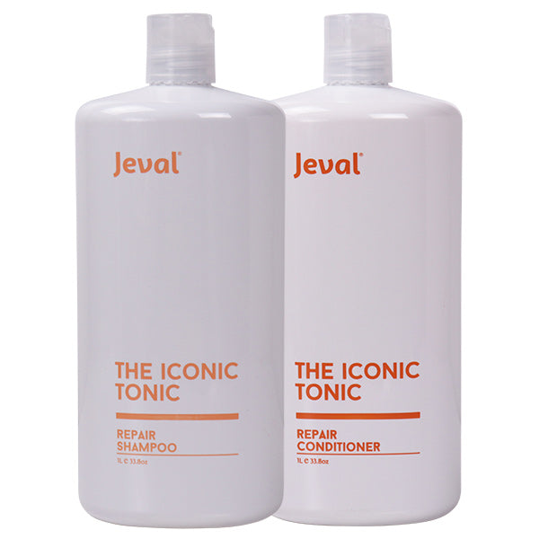 Jeval Iconic Tonic Repair Shampoo & Conditioner Duo 1 Litre - Beautopia Hair & Beauty
