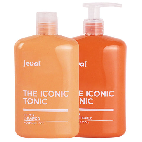 Jeval Iconic Tonic Repair Shampoo & Conditioner Duo 400ml - Beautopia Hair & Beauty