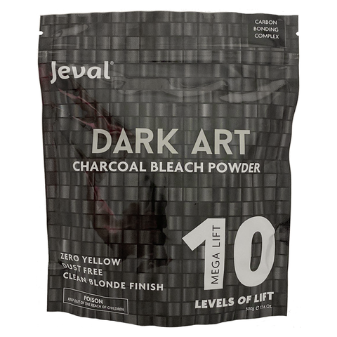 Jeval Dark Art Charcoal Bleach Powder 500g