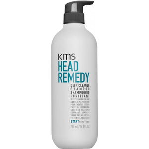 KMS Head Remedy Deep Cleanse Shampoo 750ml - Beautopia Hair & Beauty