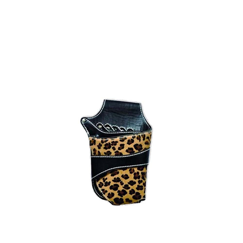 Leopard Print Tool Bag  - Black & Tan