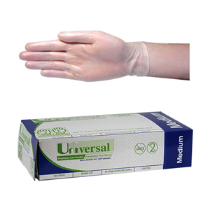 Universal Clear Latex Glove Medium 100 Pack - Beautopia Hair & Beauty