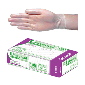 Universal Clear Latex Glove Small 100pk - Beautopia Hair & Beauty