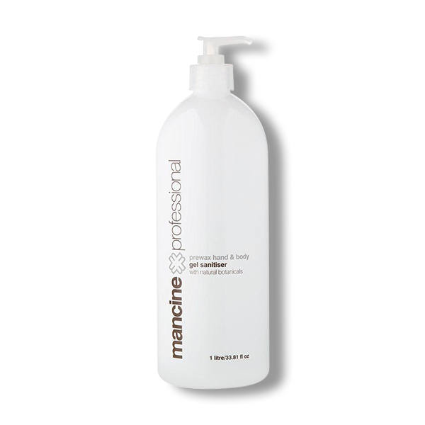 Mancine Pre Wax Hand & Body Gel Sanitiser - 1L-Mancine Professional-Beautopia Hair & Beauty