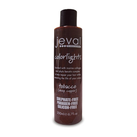 Jeval Colorlights Shampoo Tobacco 200ml - Beautopia Hair & Beauty