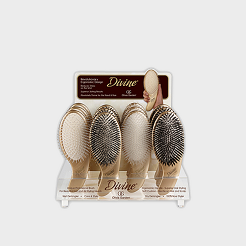 Olivia Garden Divine Detangler Collection 12pc Stand-Olivia Garden-Beautopia Hair & Beauty
