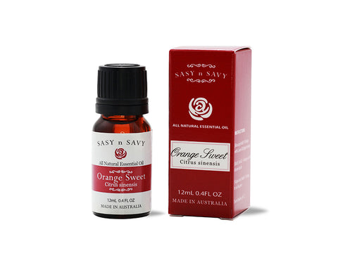 Sasy n Savy Pure Essential Oil Orange Sweet 12ml - Beautopia Hair & Beauty