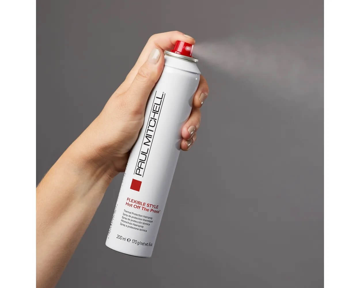 Paul Mitchell Flexible Style Hot Off The Press Thermal Protection Hairspray 200ml - Salon Style