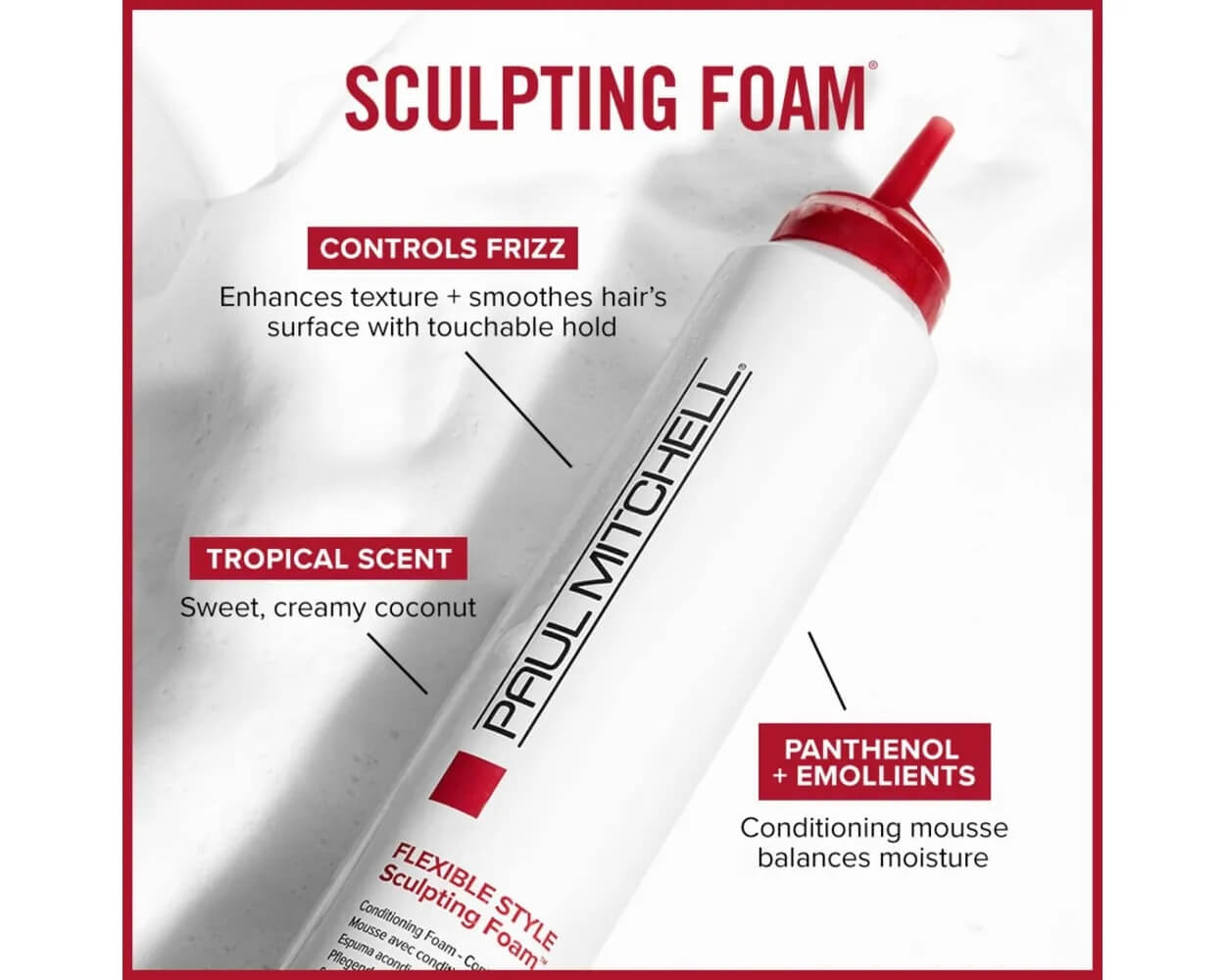 Paul Mitchell Flexible Style Sculpting Foam 200ml - Salon Style