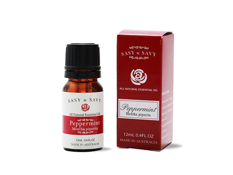 Sasy n Savy Pure Essential Oil Peppermint 12ml - Beautopia Hair & Beauty