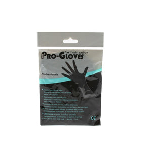 Pro Gloves Powder Free Latex Black 1pair Large - Beautopia Hair & Beauty