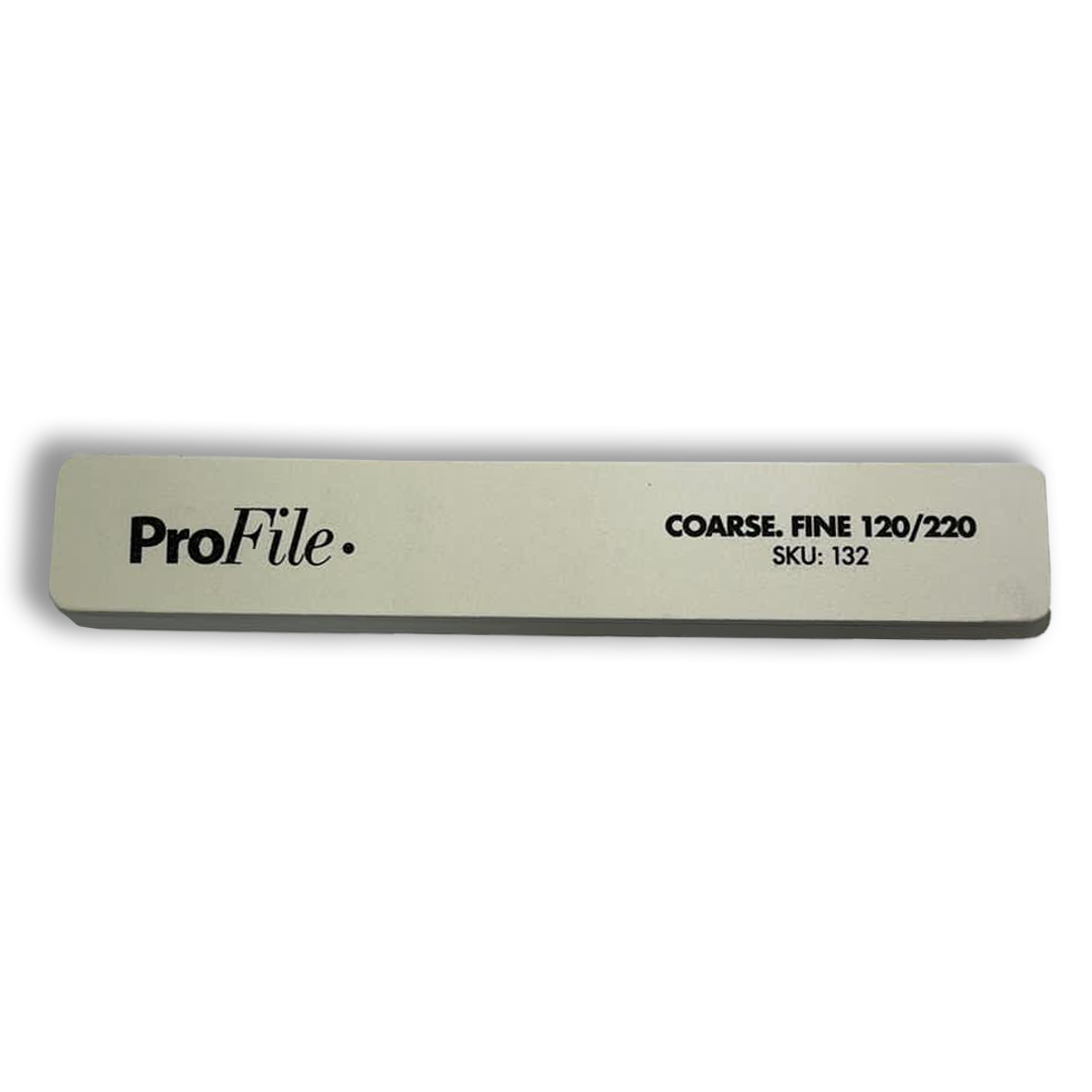 ProFile 120/220 Coarse-Fine Cushion White Core Nail File