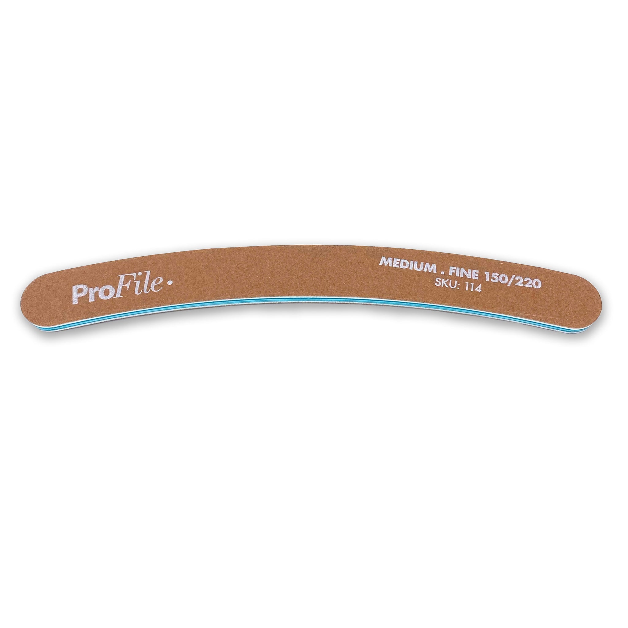 ProFile Boomerang File - Brown/Emerald - Medium.Fine 150/220 - Beautopia Hair & Beauty