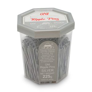 555 Oni Ripple Pins 2" Silver - Beautopia Hair & Beauty