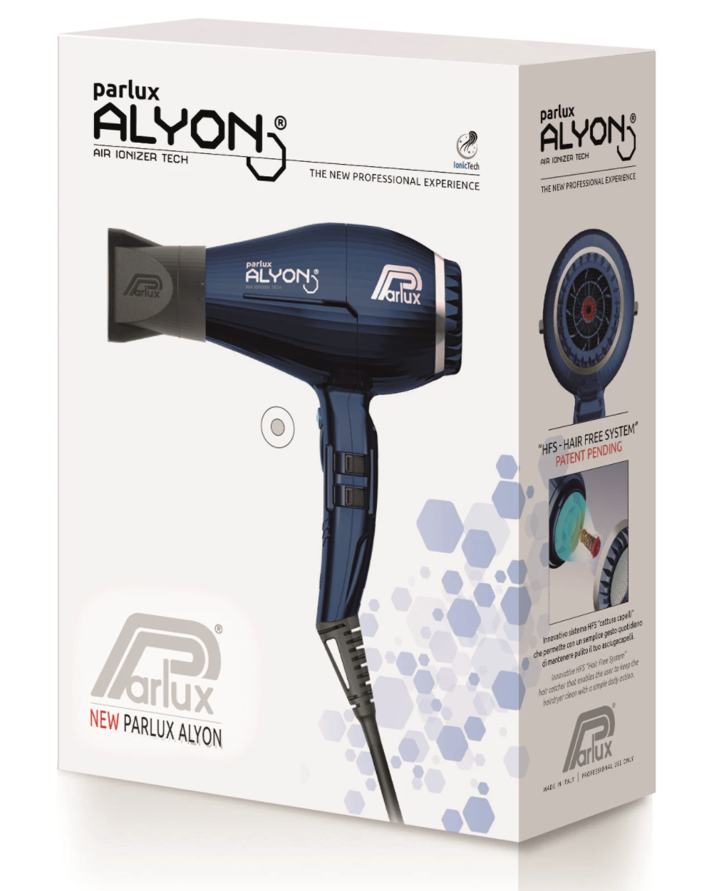 Parlux Alyon Ionizer 2250W Tech Dryer - Midnight Blue - Beautopia Hair & Beauty