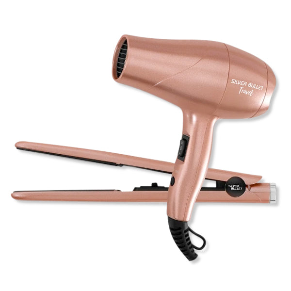 Silver bullet hybrid luxe shop ionic ceramic straightening brush