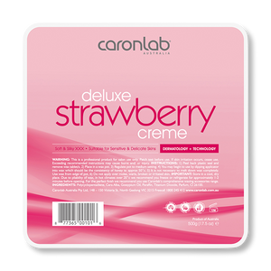 Caronlab Hard Wax Strawberry Creme 500g - Beautopia Hair & Beauty