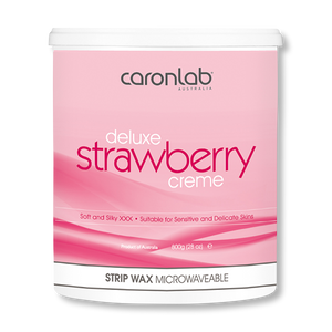 Caronlab Strip Wax Strawberry Creme 800g - Beautopia Hair & Beauty
