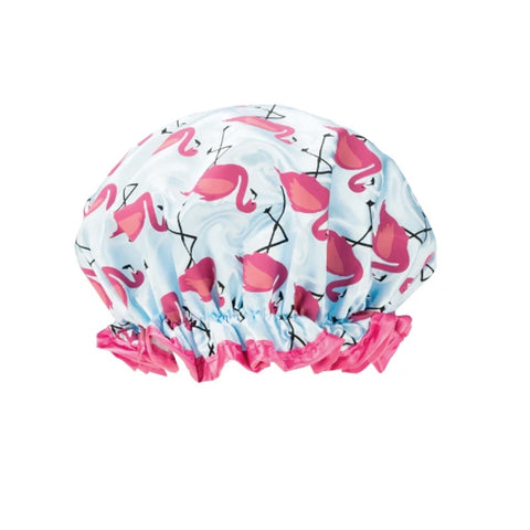 Studio Dry Shower Cap Flamingos - Beautopia Hair & Beauty