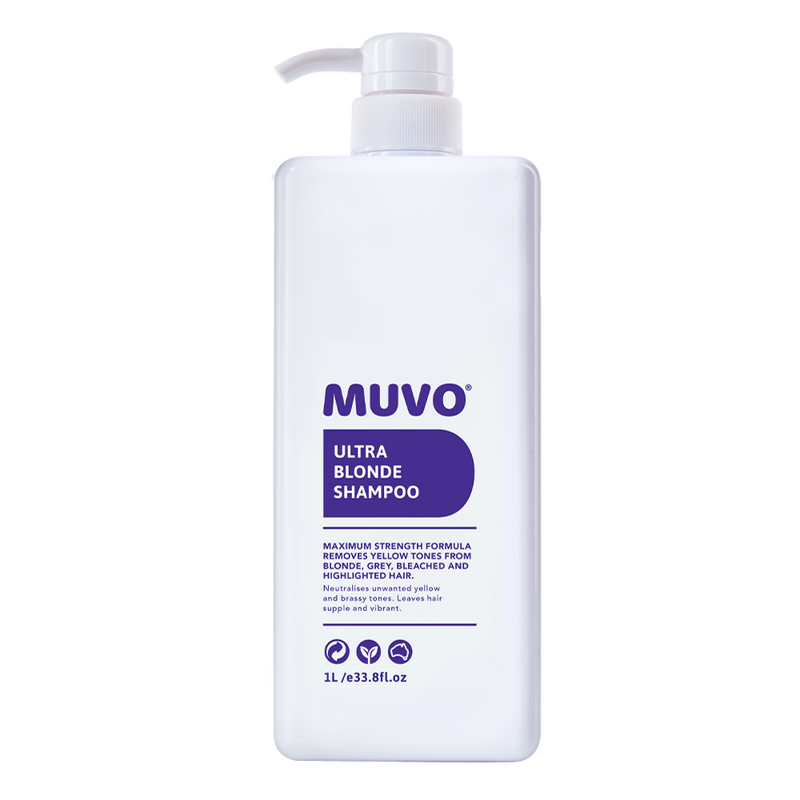 MUVO Ultra Blonde Shampoo 1 Litre - Beautopia Hair & Beauty