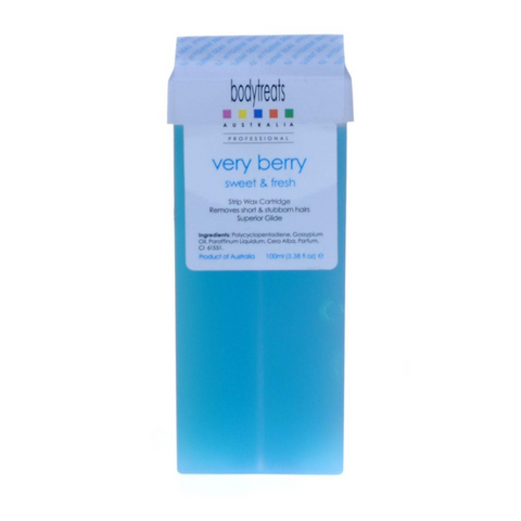 Bodytreats Wax Cartridge 100ml Very Berry - Beautopia Hair & Beauty