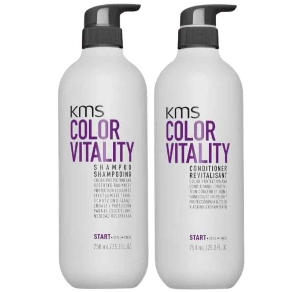KMS Color Vitality Shampoo and Conditioner 750ml Duo Pack - Beautopia Hair & Beauty