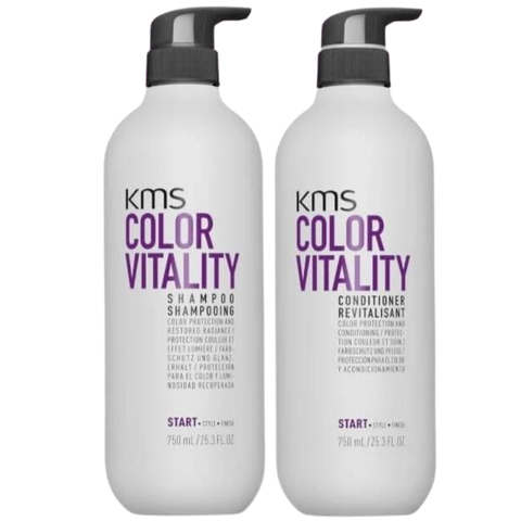 KMS Color Vitality Shampoo and Conditioner 750ml Duo Pack - Beautopia Hair & Beauty