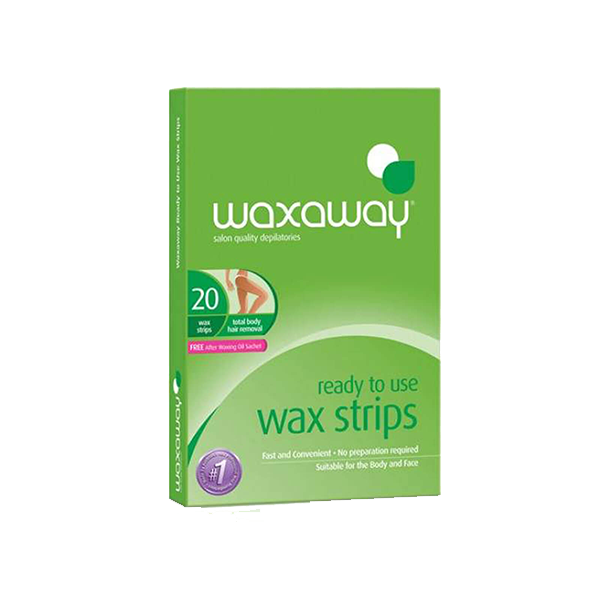 Waxaway Ready to Use Body Wax Strips 20pk - Beautopia Hair & Beauty